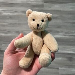 American Girl Doll Teddy Bear 5" Pleasant Company Bitty Baby Jointed 2011 Plush